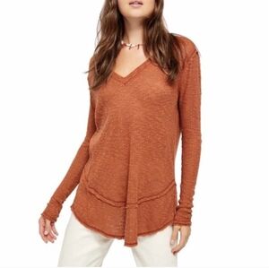 Free People Ocean Air Hacci Top Size XS